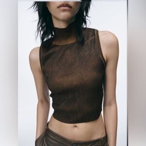 NWT Zara ribbed top